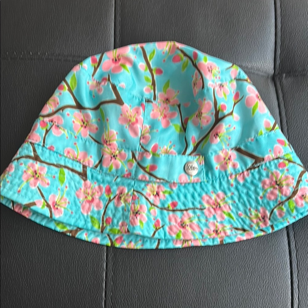 Totes Floral Bucket Hat - Blue and Pink